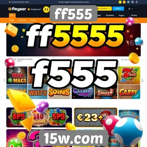 Como o ff555 se destaca entre os sites de jogos